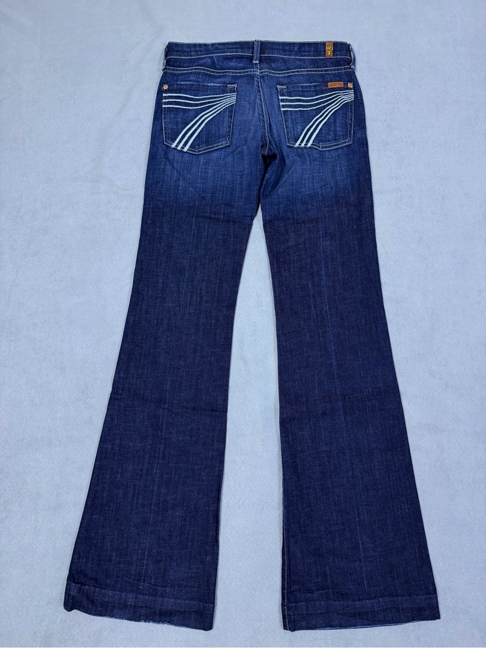7 For All Mankind Dojo Dark Wash Bootcut Flare Jeans